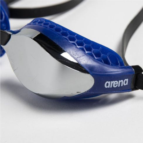Arena Schwimmbrille Air-Speed silver/blue gespiegelt
