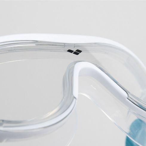 Arena Schwimmbrille Junior The One Mask white/light blue
