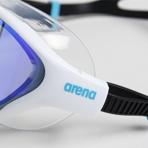Arena Schwimmbrille The One Mask blue/white gespiegelt