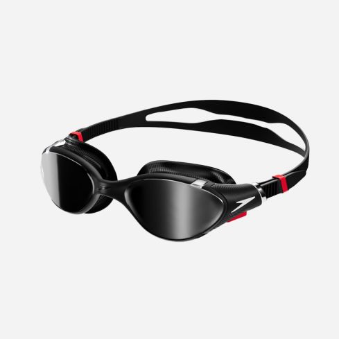 Speedo Schwimmbrille Biofuse 2.0 black/red gespiegelt