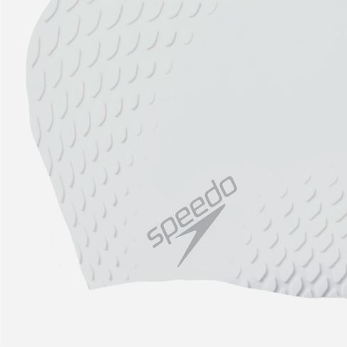 Speedo Badekappe Bubble Active white