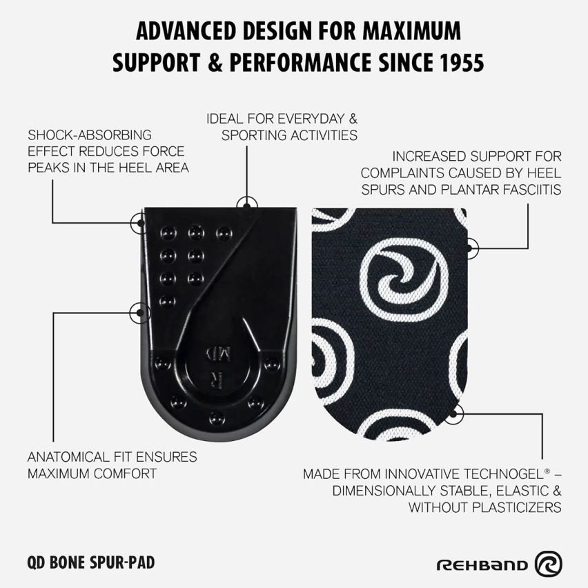 Rehband QD Bone Spur Pads mit Technogel®