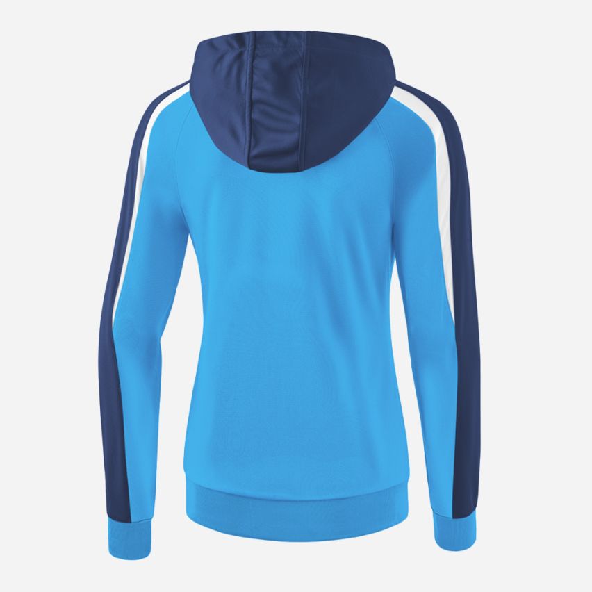 Erima Damen Trainingsjacke LIGA 2.0 mit Kapuze blau/navy