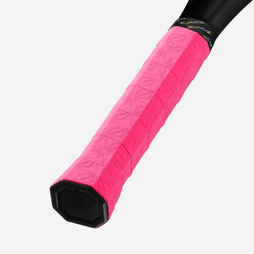 SupaSuave Tennis Overgrip Neon Pink (3-Pack)