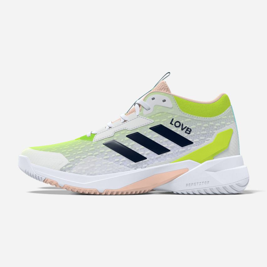 Adidas Crazyflight 6 Mid Women white/dark blue