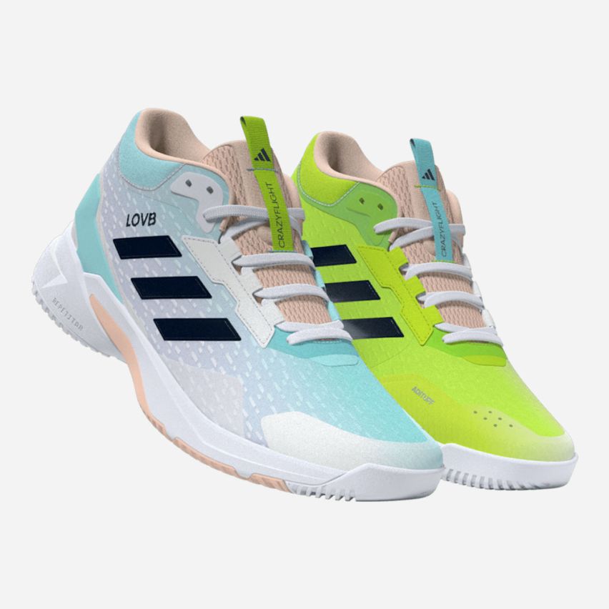 Adidas Crazyflight 6 Mid Women white/dark blue