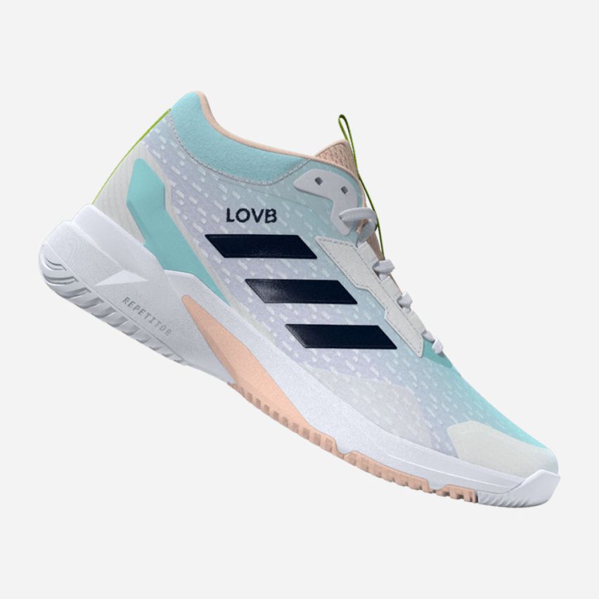 Adidas Crazyflight 6 Mid Women white/dark blue
