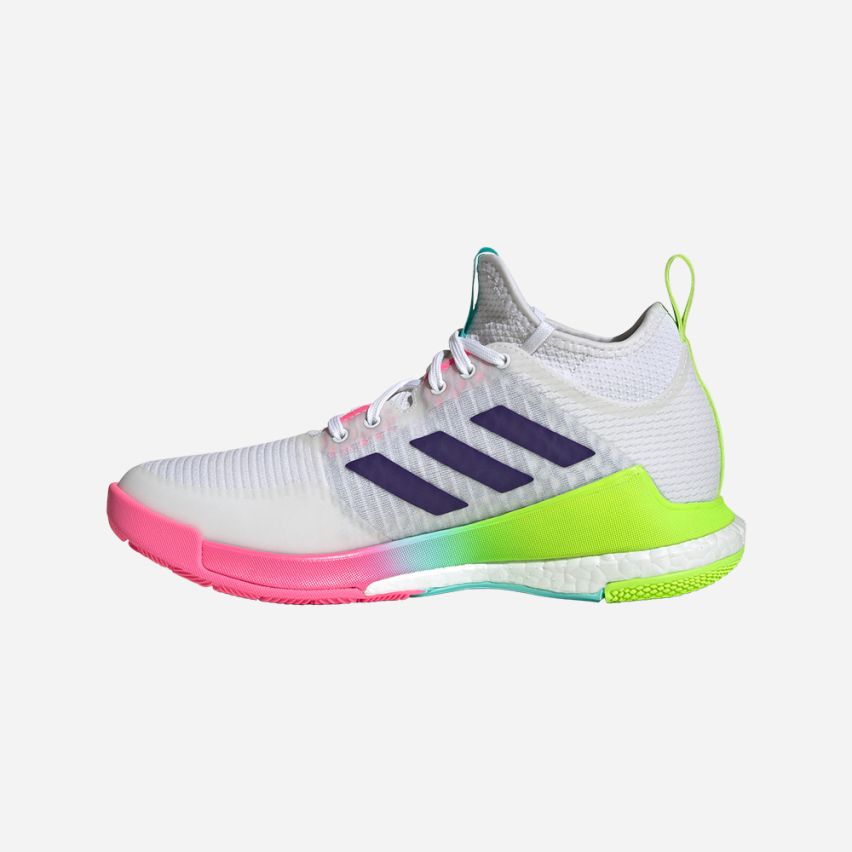 Adidas Crazyflight Mid cloud white/team colleg purple/flash aqua