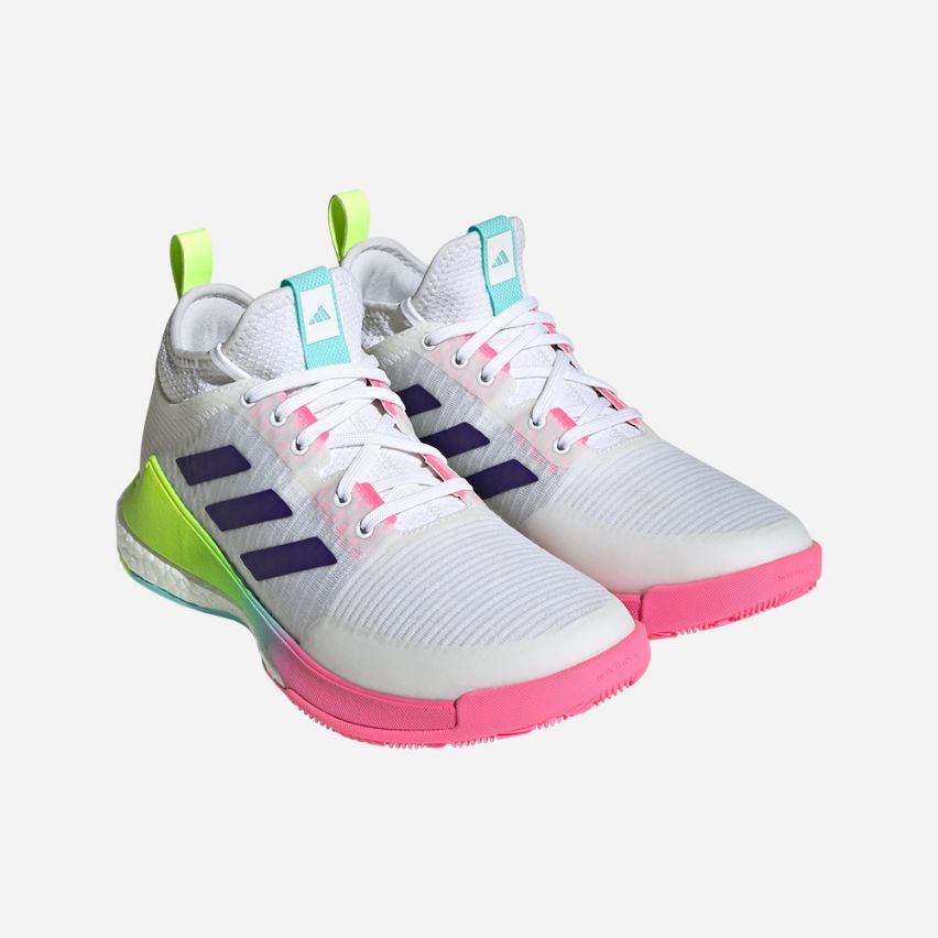 Adidas Crazyflight Mid cloud white/team colleg purple/flash aqua