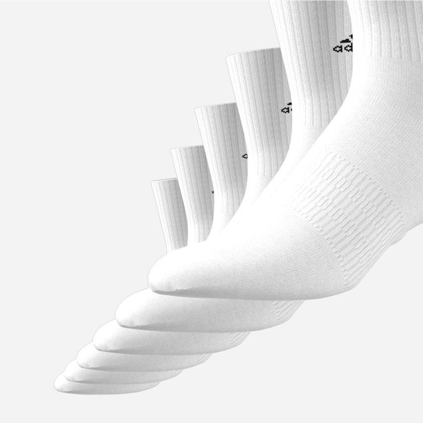 Adidas Cushioned Crew Socken weiss (6-Pack)