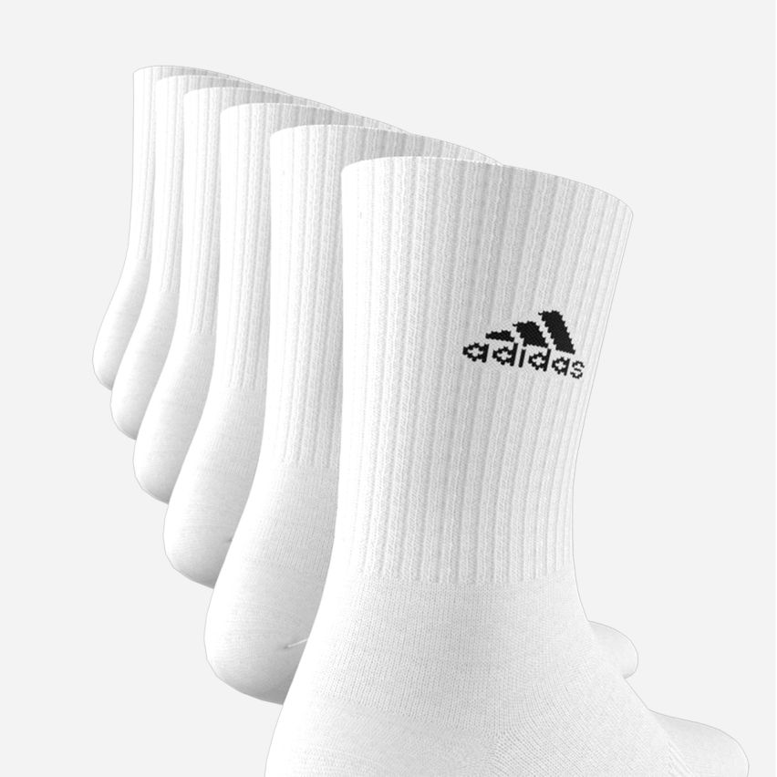 Adidas Cushioned Crew Socken weiss (6-Pack)