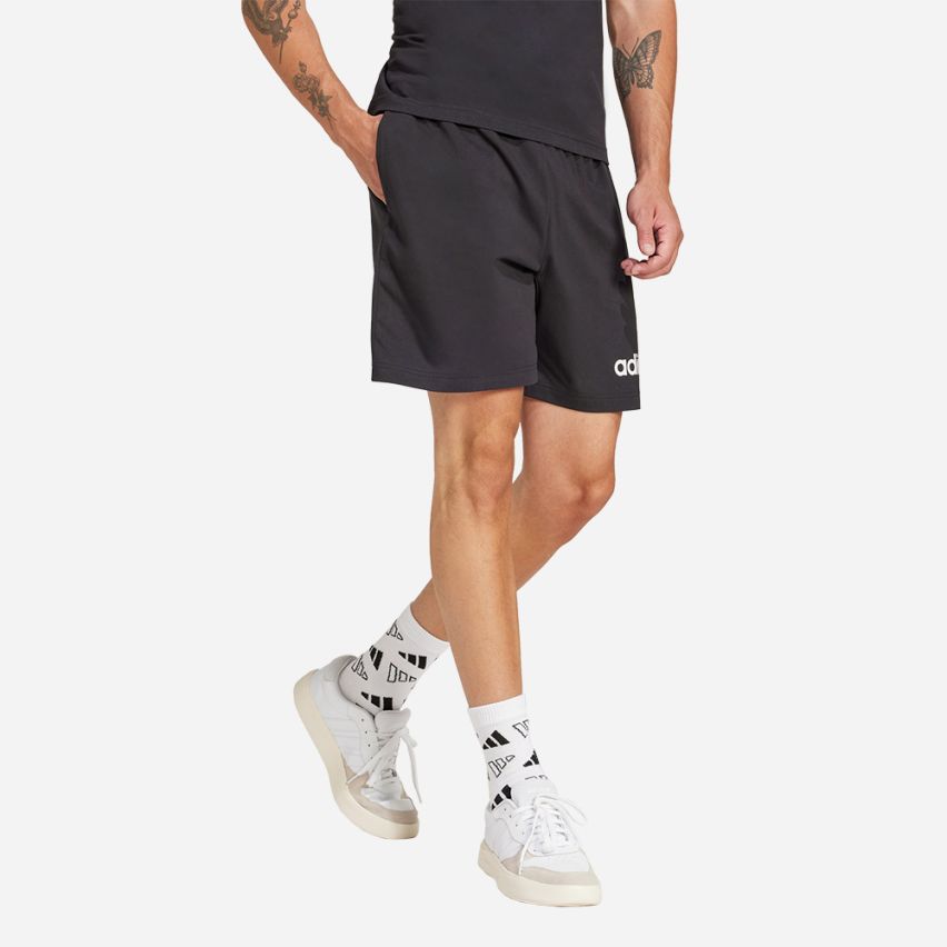Adidas Essentials Linear Sweat Shorts schwarz