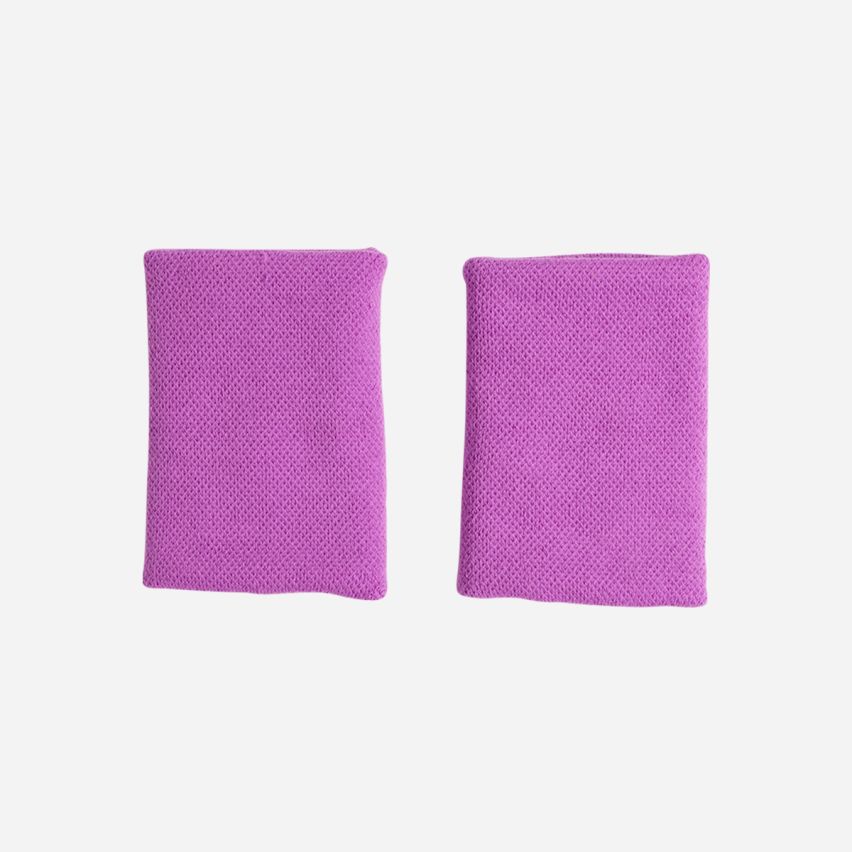 Adidas Schweissband purple (2-Pack)
