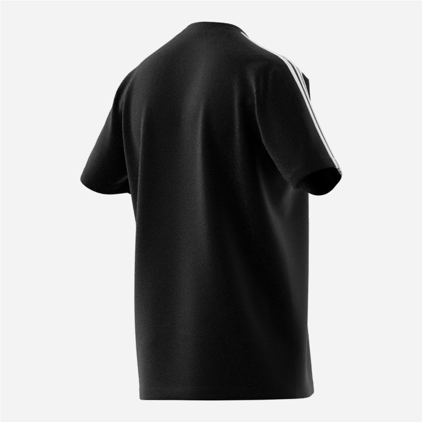 Adidas Essentials 3-Streifen T-Shirt schwarz
