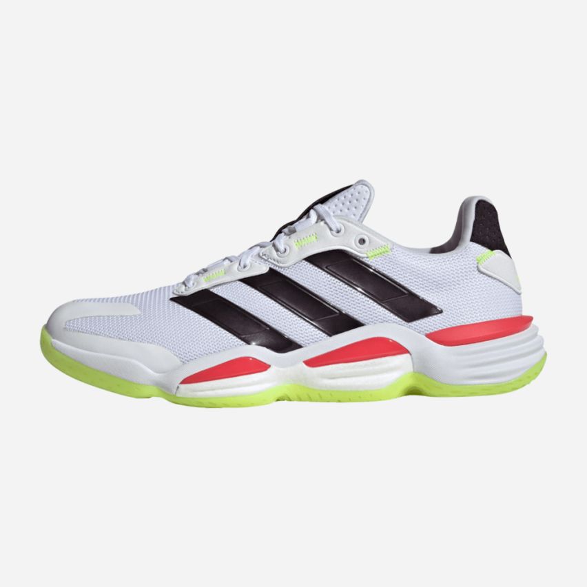Adidas Stabil 16 white/aurora metallic/purple