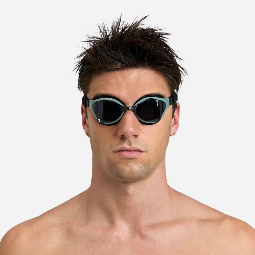 Arena Schwimmbrille Air-Bold Swipe smoke/dark olive/black