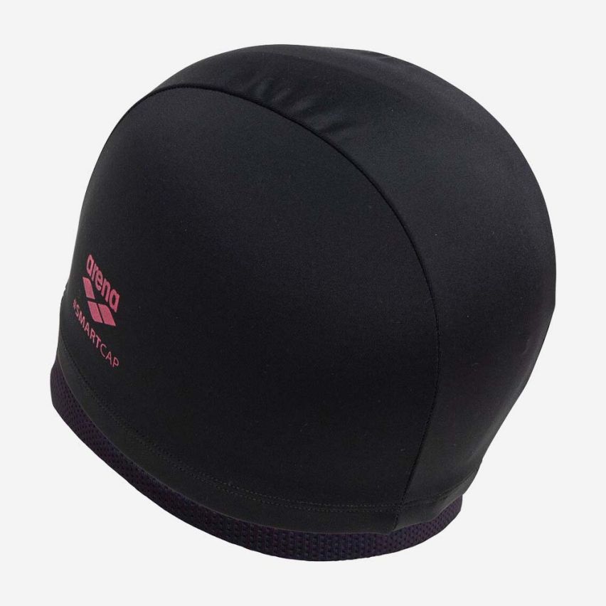 Arena Badekappe Smartcap longhair schwarz