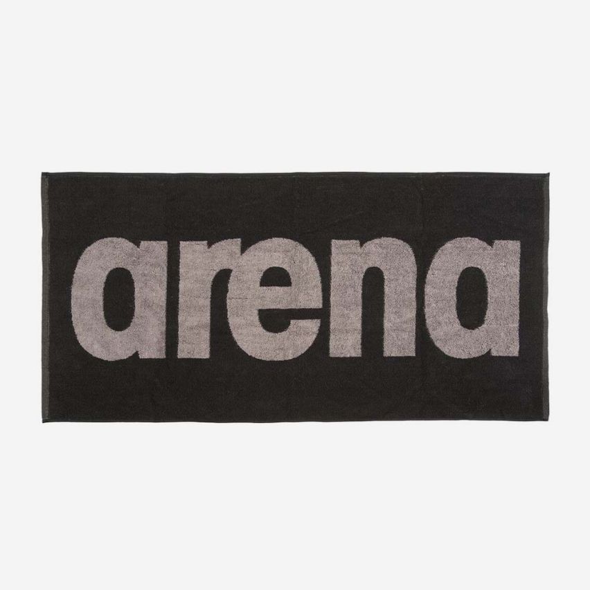 Arena Handtuch Gym Soft Towel schwarz (100cm x 50cm)
