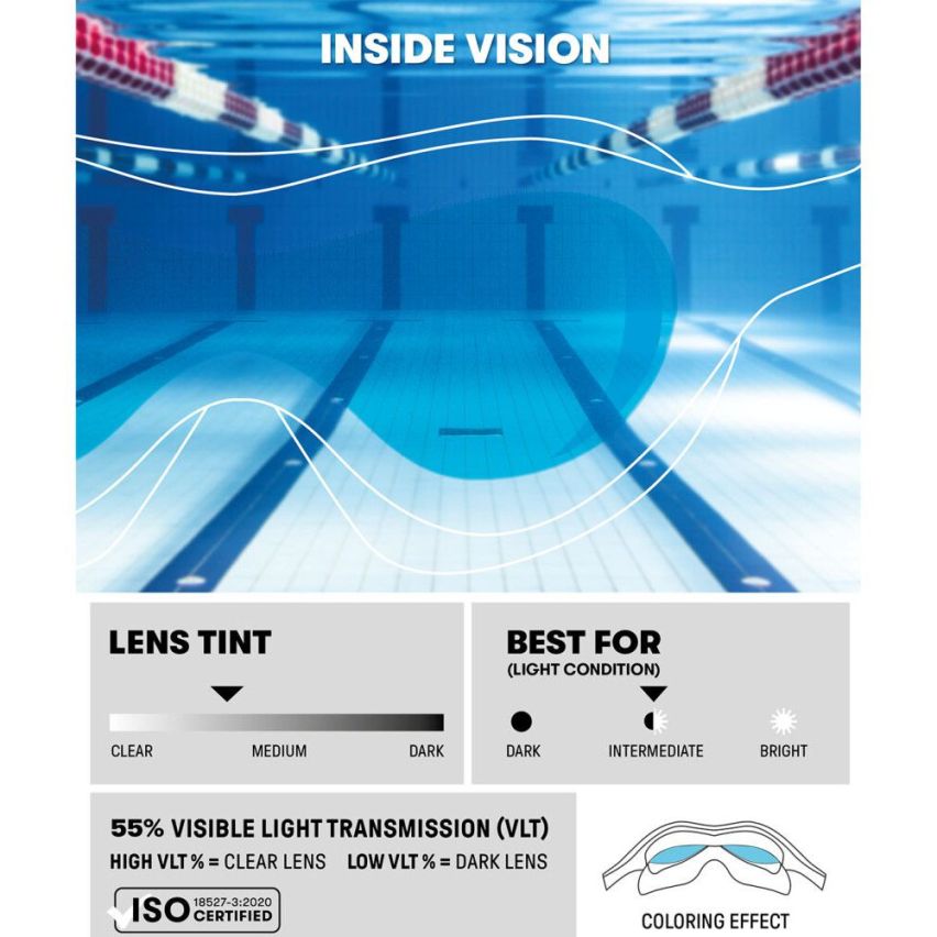 Arena Schwimmbrille Kids Spider Mask light blue/blue