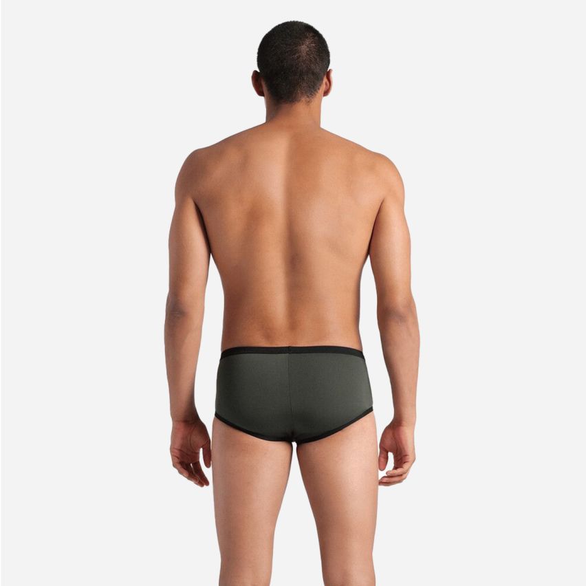 Arena Men One Low Waist Short Big Logo dark sage