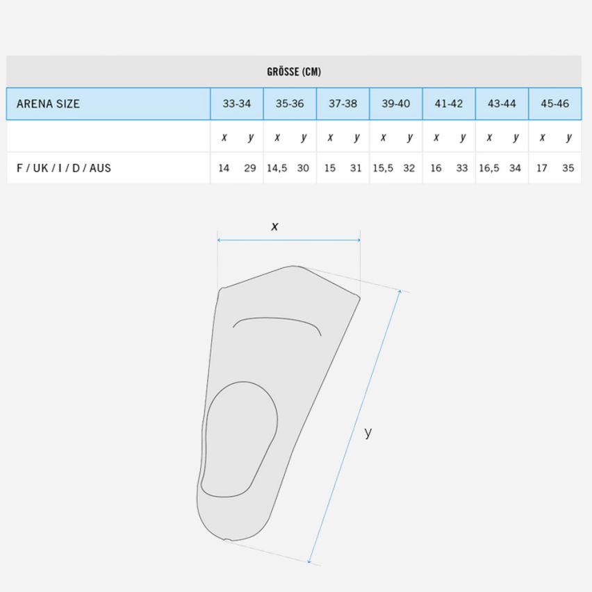 Arena Schwimmflosse Powerfin black