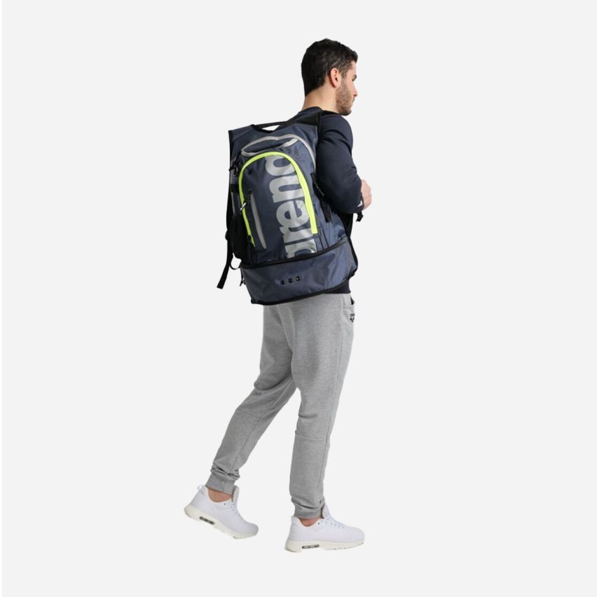 Arena Rucksack Fastpack 3.0 navy/neon yellow