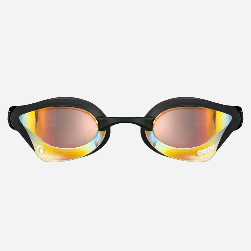 Arena Schwimmbrille Cobra Core Swipe yellow/black gespiegelt