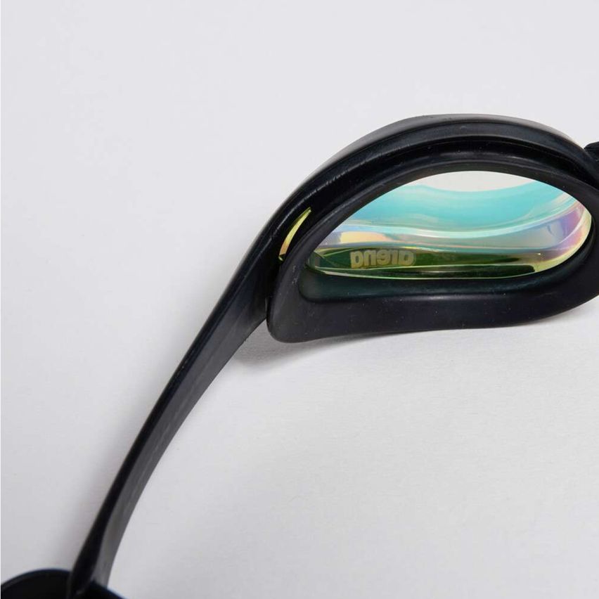 Arena Schwimmbrille Cobra Ultra Swipe yellow copper/black gespiegelt