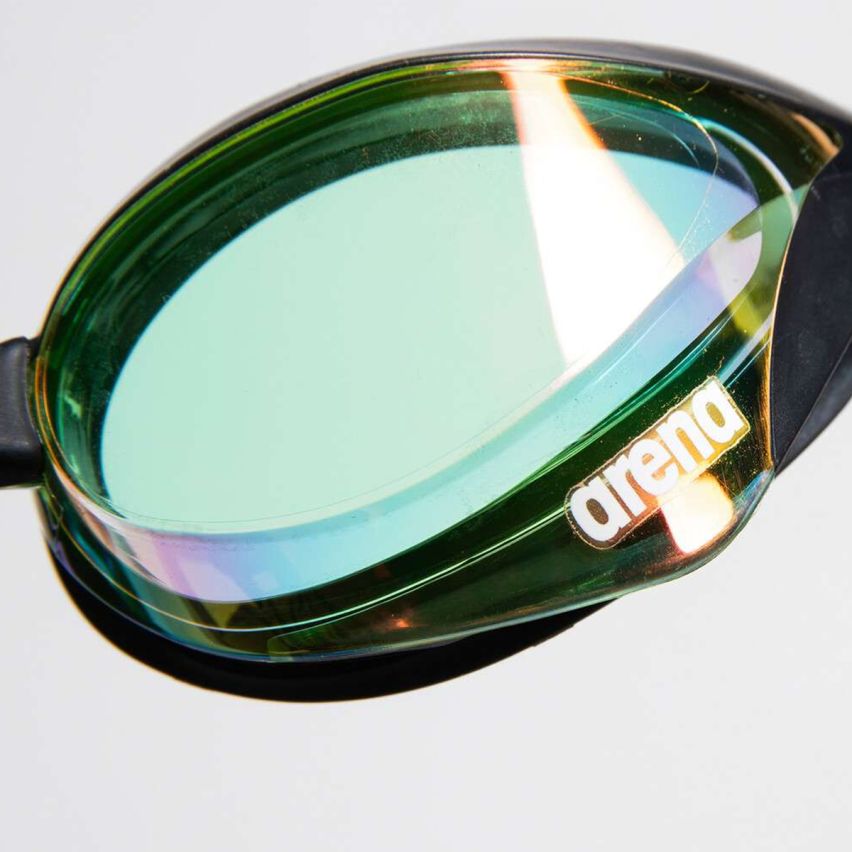 Arena Schwimmbrille Cobra Ultra Swipe yellow copper/black gespiegelt