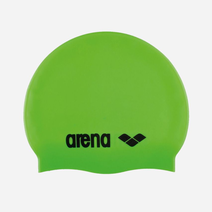 Arena Silikonkappe Junior Classic acid lime/black