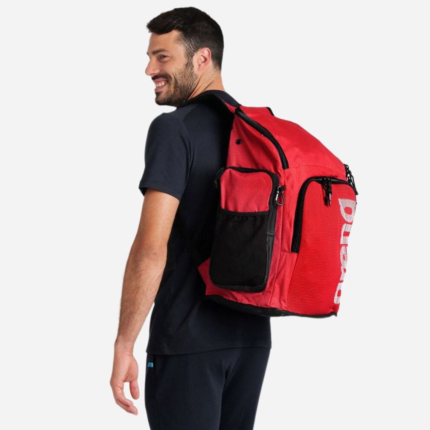 Arena Team Backpack 45 red melange