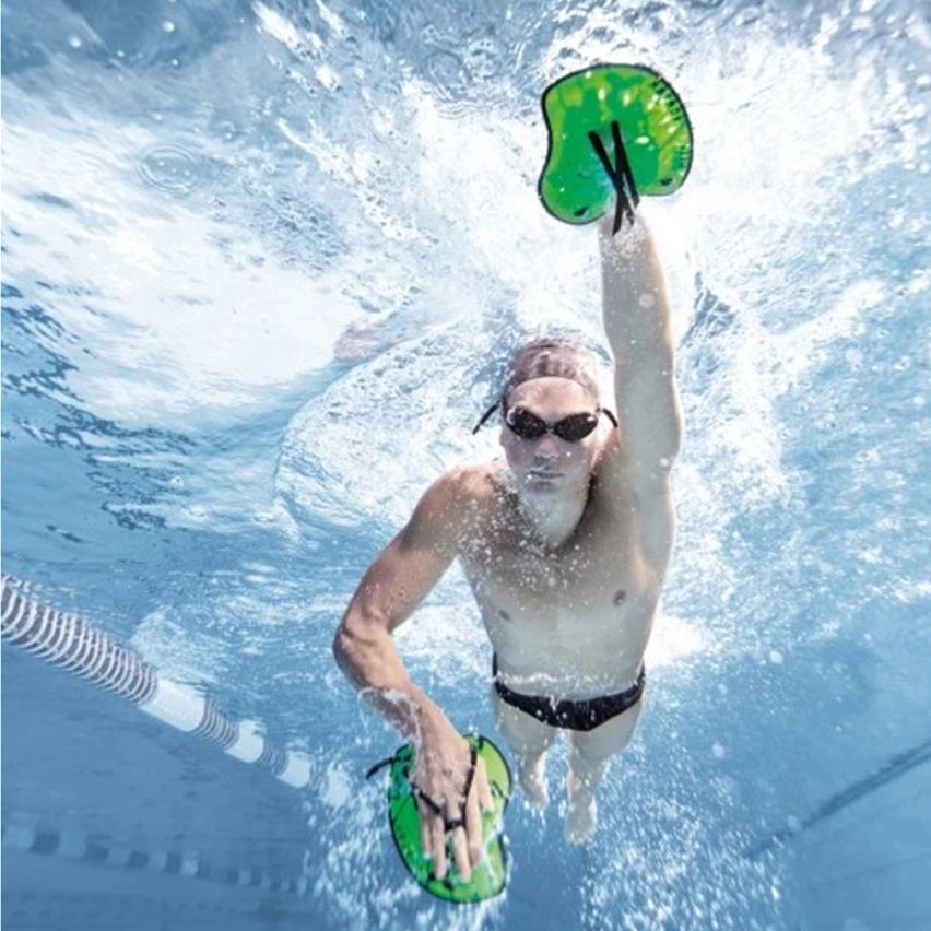 Arena Hand Paddle Vortex Evolution silver/black