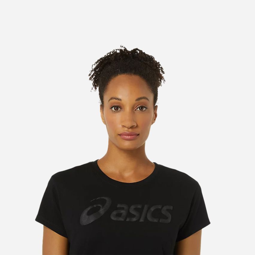 Asics BIG LOGO TEE Lady performance black GOOD