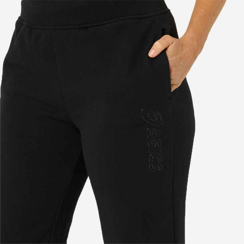 Asics LOGO SWEATPANT Lady performance black