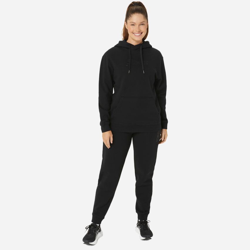Asics LOGO SWEATPANT Lady performance black