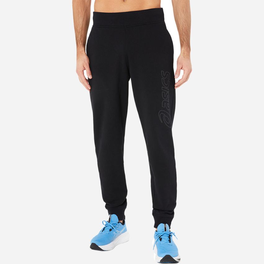 Asics LOGO SWEATPANT Men black/graphite grey
