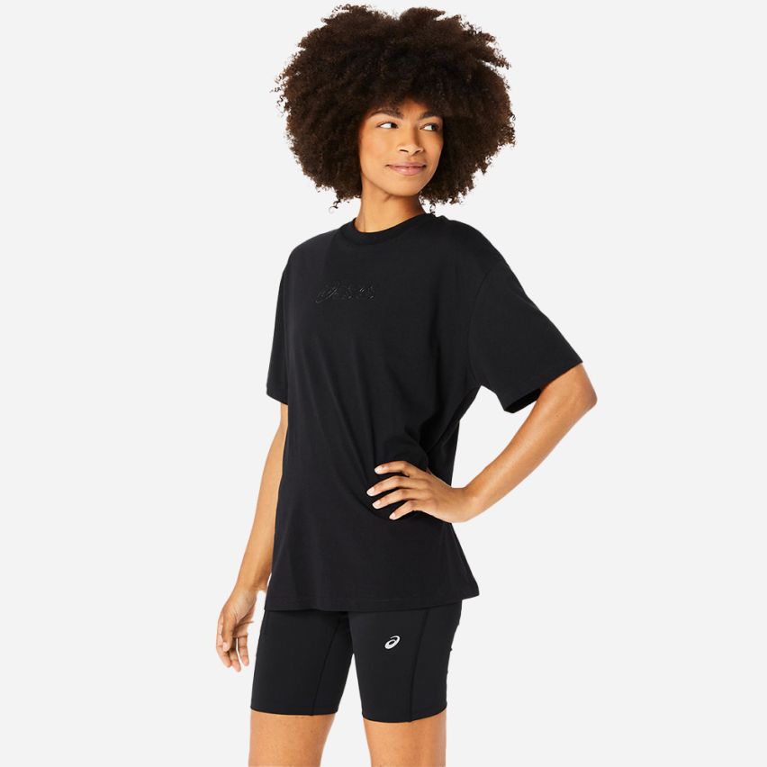 Asics LOGO TEE Lady performance black