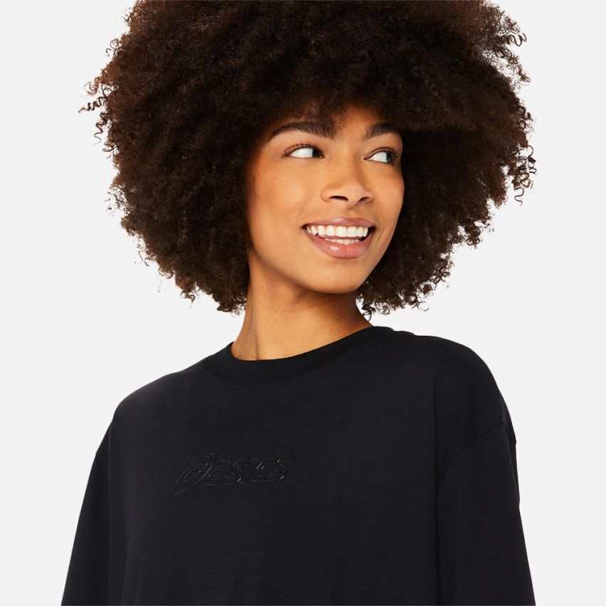 Asics LOGO TEE Lady performance black