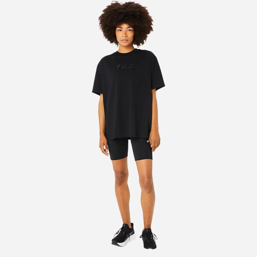 Asics LOGO TEE Lady performance black