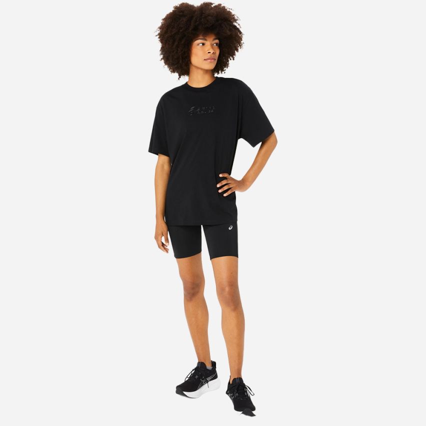 Asics LOGO TEE Lady performance black