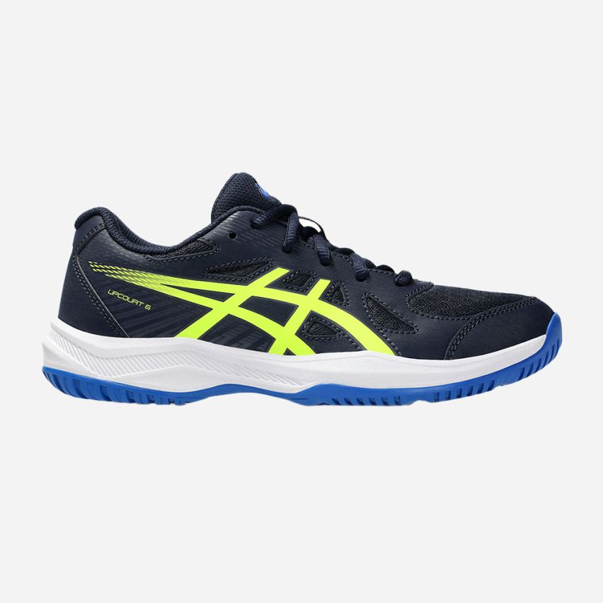 Asics UPCOURT 6 GS Kids midnight/safety yellow