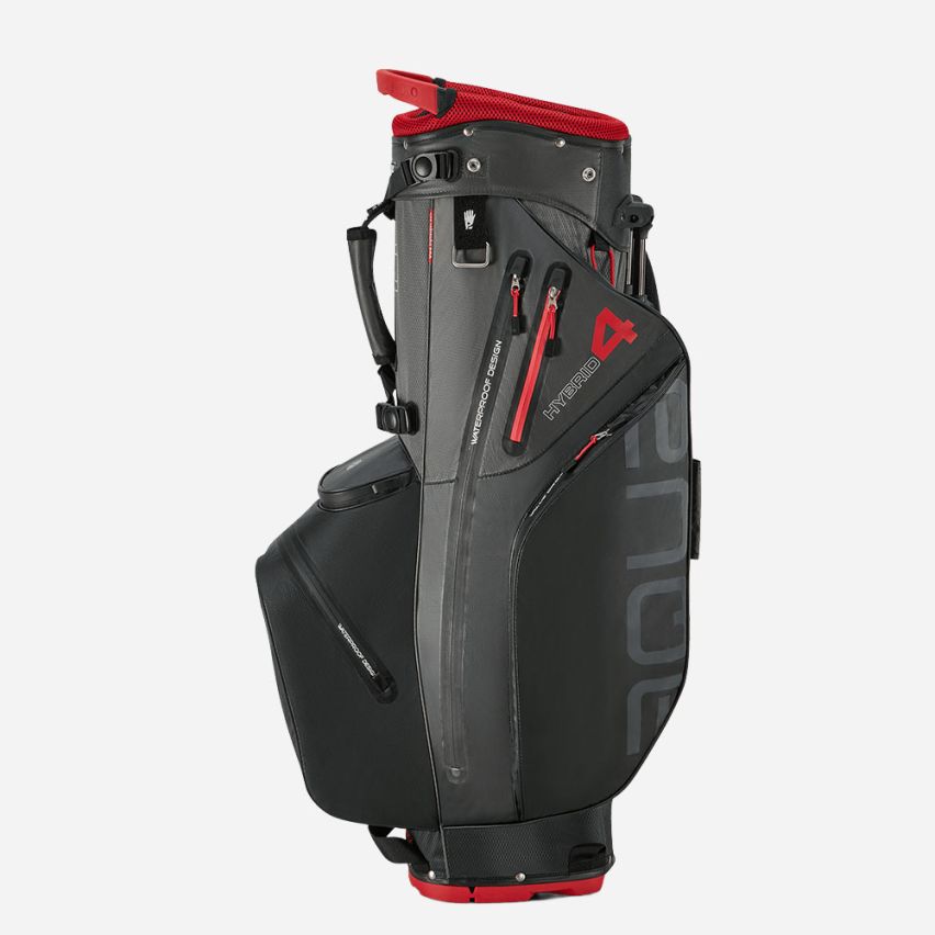Big Max Aqua Hybrid 4 Golfbag black/charcoal/red