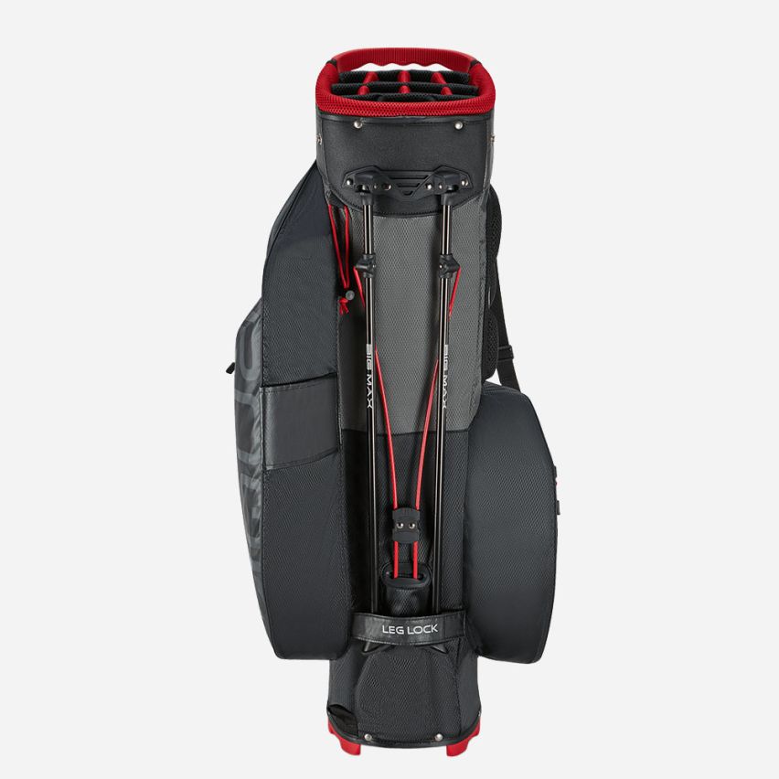 Big Max Aqua Hybrid 4 Golfbag black/charcoal/red