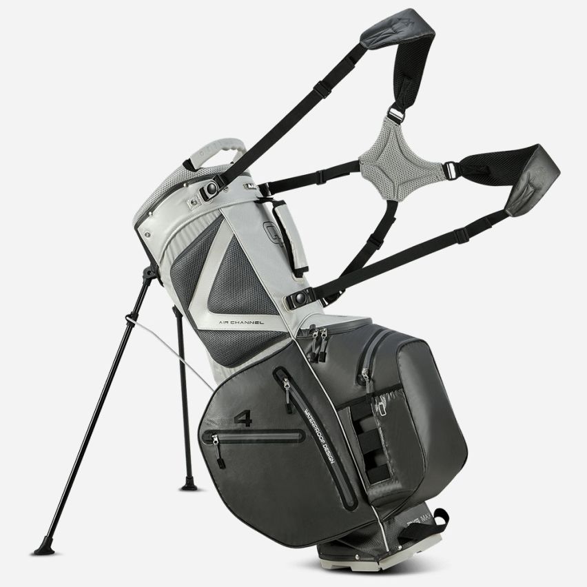 Big Max Aqua Hybrid 4 Golfbag grey/silver