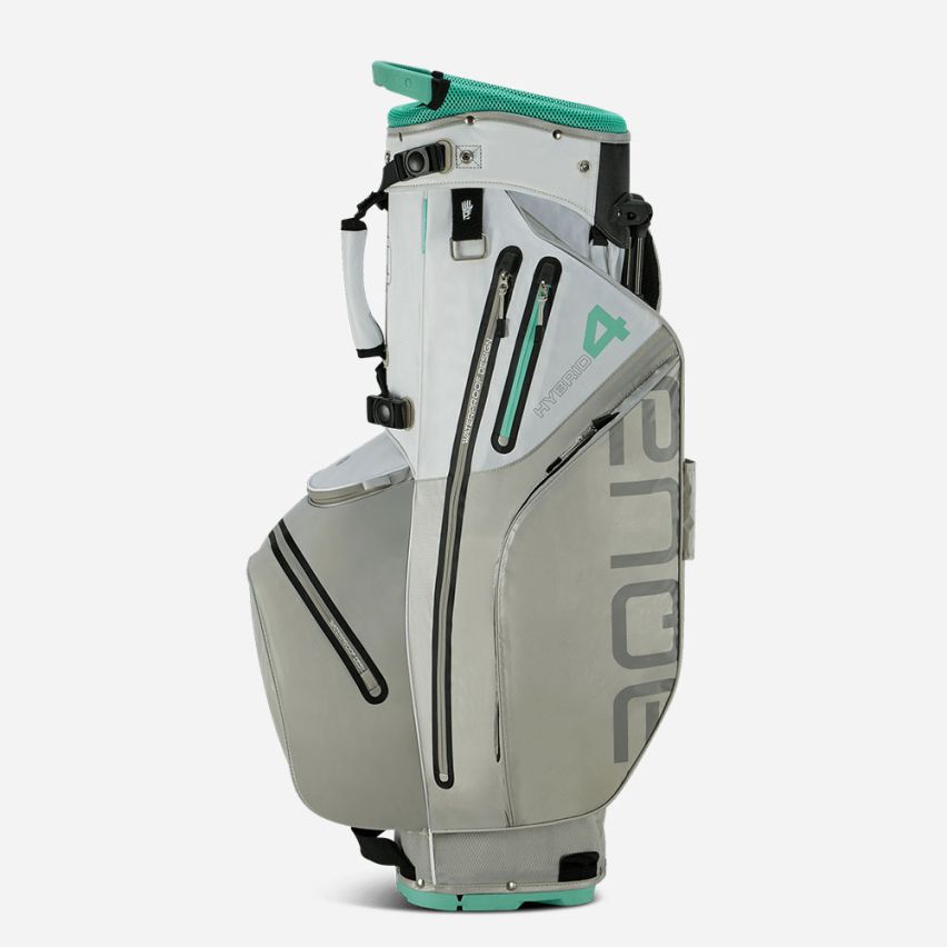 Big Max Aqua Hybrid 4 Golfbag white/grey/mint
