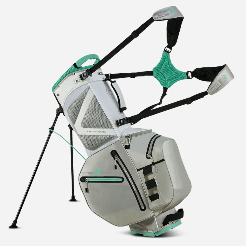Big Max Aqua Hybrid 4 Golfbag white/grey/mint