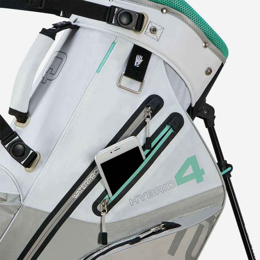 Big Max Aqua Hybrid 4 Golfbag white/grey/mint