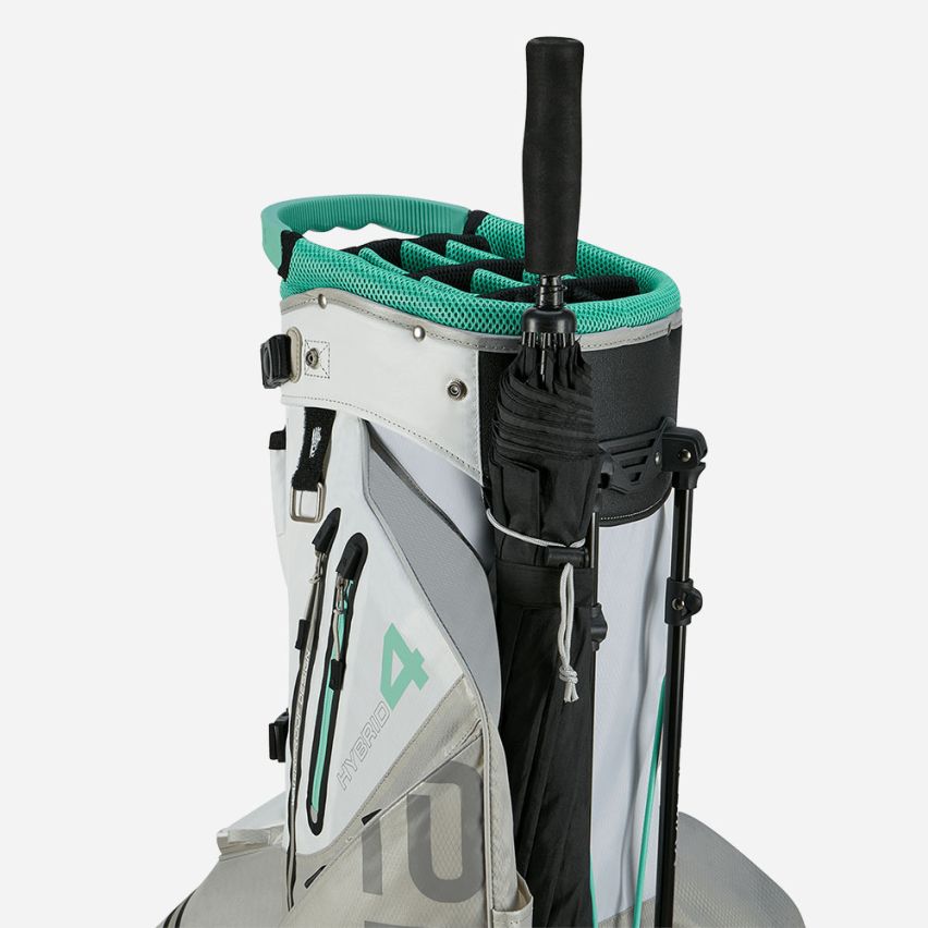 Big Max Aqua Hybrid 4 Golfbag white/grey/mint