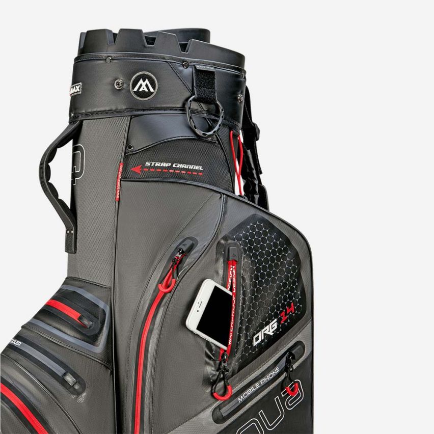 Big Max Aqua Silencio 4 Cartbag charocal/black/red