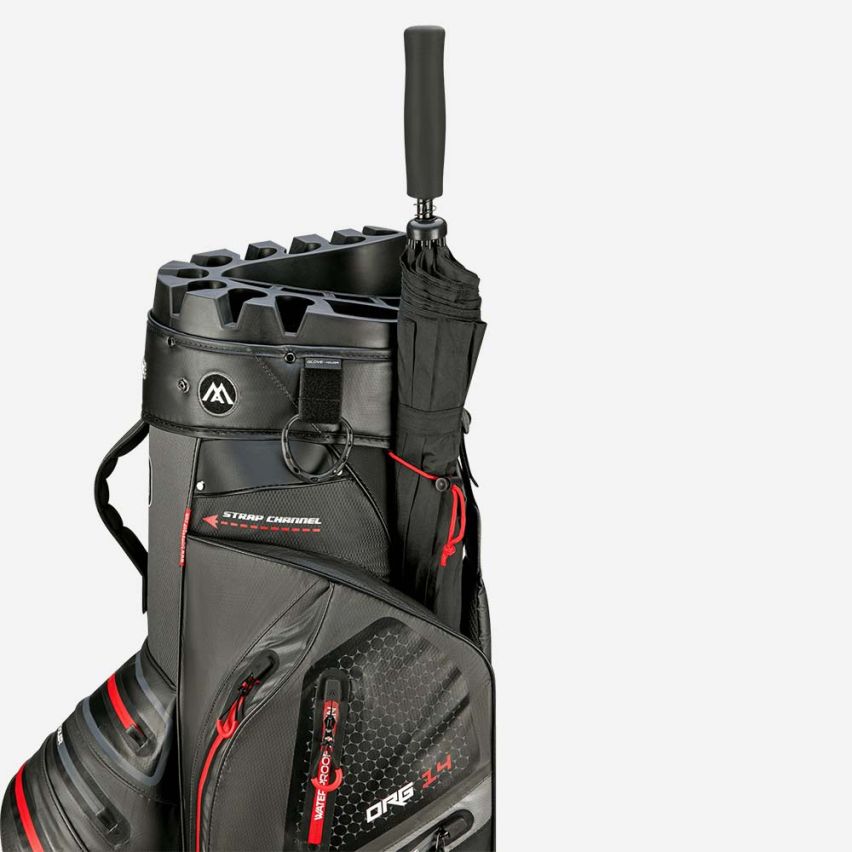 Big Max Aqua Silencio 4 Cartbag charocal/black/red